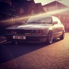 BMW E32 Alpina B11 (converted) drift stance gangster thing