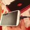 Samsung Galaxy S4 with cracked screen