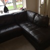 Leather corner sofa luxury Italian leather