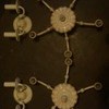 1940S ART DECO CEILING AND WALL LIGHTS IVORY IN COLOR 2 OF EACH