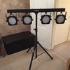 PAIR OF KAM FOLDING PAR BAR LED LIGHTS