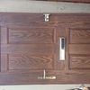 Composite Guard Door plus 2 Side panels with openers in Oak for sale...