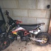 Demon x 140cc pit bike fast!!!