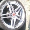 17 inch wolf racing alloys with tyres