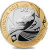 2 pound coin - Handover of the Olympic Flag to Rio