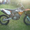 Orange KTM 505 STOLEN