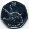 Olympic 50p JUDO Coin