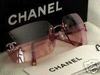 Chanel pink sunglasses authentic