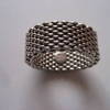Tiffany 925 silver mesh ring