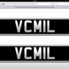 VCM1L private cherished plate