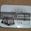 casino grade playing cards in collectors tin