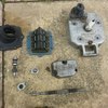 kdx125 head and powervalve parts