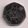 Weightlifting Olympic 50p Coin