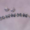 turquoise butterfly bracelet and earrings