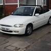 Ford Escort Ghia Cabriolet Tax and long Mot  1.8 petrol