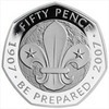 Scouting Centenary 50p Coin