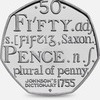 Samuel Johnson Dictionary 50p Coin
