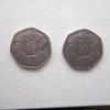 1974 50P COIN CLASPED HANDS