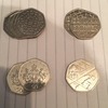 50p coins including jersey & isle of man