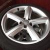 audi 18 inch alloy wheels with nearly new tyres