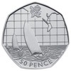 Sailing Olympic 50p Coin