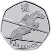 Equestrian Olympic 50p Coin