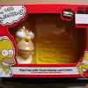 THE OFFICAL  HOMER SIMPSON EGG CUP & STAMP, CUTTER