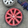 alloy wheels for a transporter/ range rover cars bike why gold cash