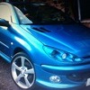 peugeot 206 cc convertable hardtopm2001, 17" alloys twin / lexus lights 10mth mot,needs new home