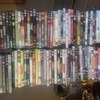large dvd collection around 100 dvds