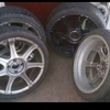 5 alloy wheels including black spare
