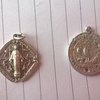 virgin mary pendant and unknown pendant