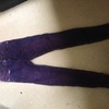 Purple denim skinny jeans size 12