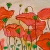 Poppies  in water colour