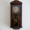Antique clock chimes working order.