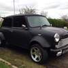 classic mini 998 with spare r1 engine thats screeming to be put in it
