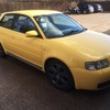 Audi S3 2000 plate, imola yellow swap/part.ex