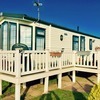 Stunning dg & ch 2 bed static caravan with deck for sale at Sandy Bay Hol Park ASK DARREN TO VIEW