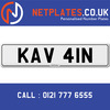 KAV 41N Registration Number Private Plate Cherished Number Car Registration Personalised Plate