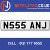 N555 ANJ Registration Number Private Plate Cherished Number Car Registration Personalised Plate