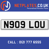 N909 LOU Registration Number Private Plate Cherished Number Car Registration Personalised Plate