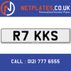 R7 KKS Registration Number Private Plate Cherished Number Car Registration Personalised Plate