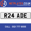 R24 ADE Registration Number Private Plate Cherished Number Car Registration Personalised Plate