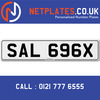 SAL 696X Registration Number Private Plate Cherished Number Car Registration Personalised Plate