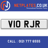 V10 RJR Registration Number Private Plate Cherished Number Car Registration Personalised Plate
