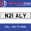N21 ALY Registration Number Private Plate Cherished Number Car Registration Personalised Plate