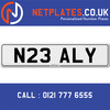 N23 ALY Registration Number Private Plate Cherished Number Car Registration Personalised Plate