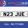 N23 JUE Registration Number Private Plate Cherished Number Car Registration Personalised Plate