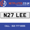 N27 LEE Registration Number Private Plate Cherished Number Car Registration Personalised Plate