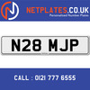 N28 MJP Registration Number Private Plate Cherished Number Car Registration Personalised Plate